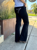 7 For All Mankind Womens Dojo Tailorless in Salem womens black 7 jeans denim popular viral free shipping Boltranchstore.com western fashion women