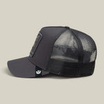 Goorin Bros Circle of Life Loner charcoal mesh panels through the sides and back for airflow cowboy style