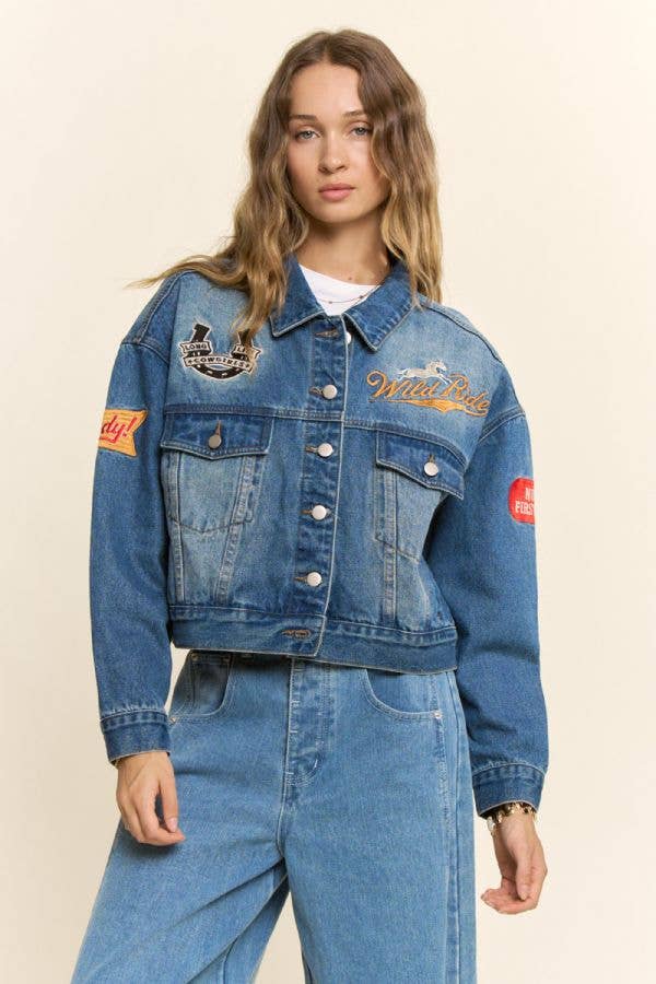 Wild Ride Western Denim Jacket