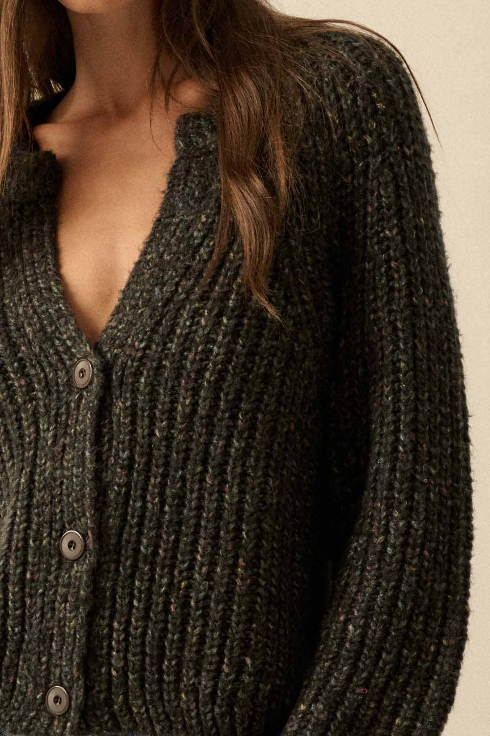 Confetti Cardigan Sweater womens sweater at Boltranchstore.com Black at Boltranchstore.com Free Shipping popular viral 