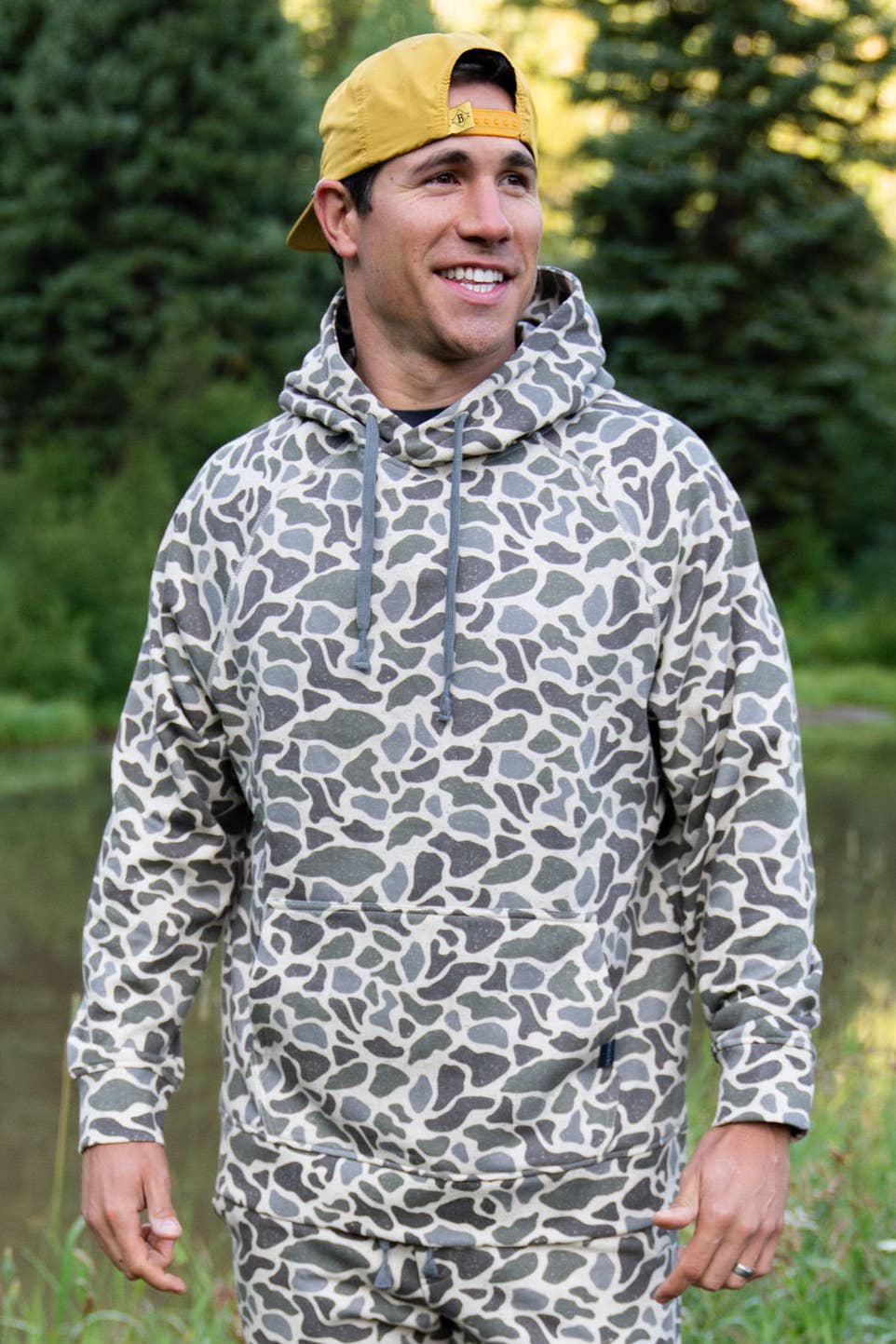 Burblebo Fleece Hoodie - Classic Deer Camo