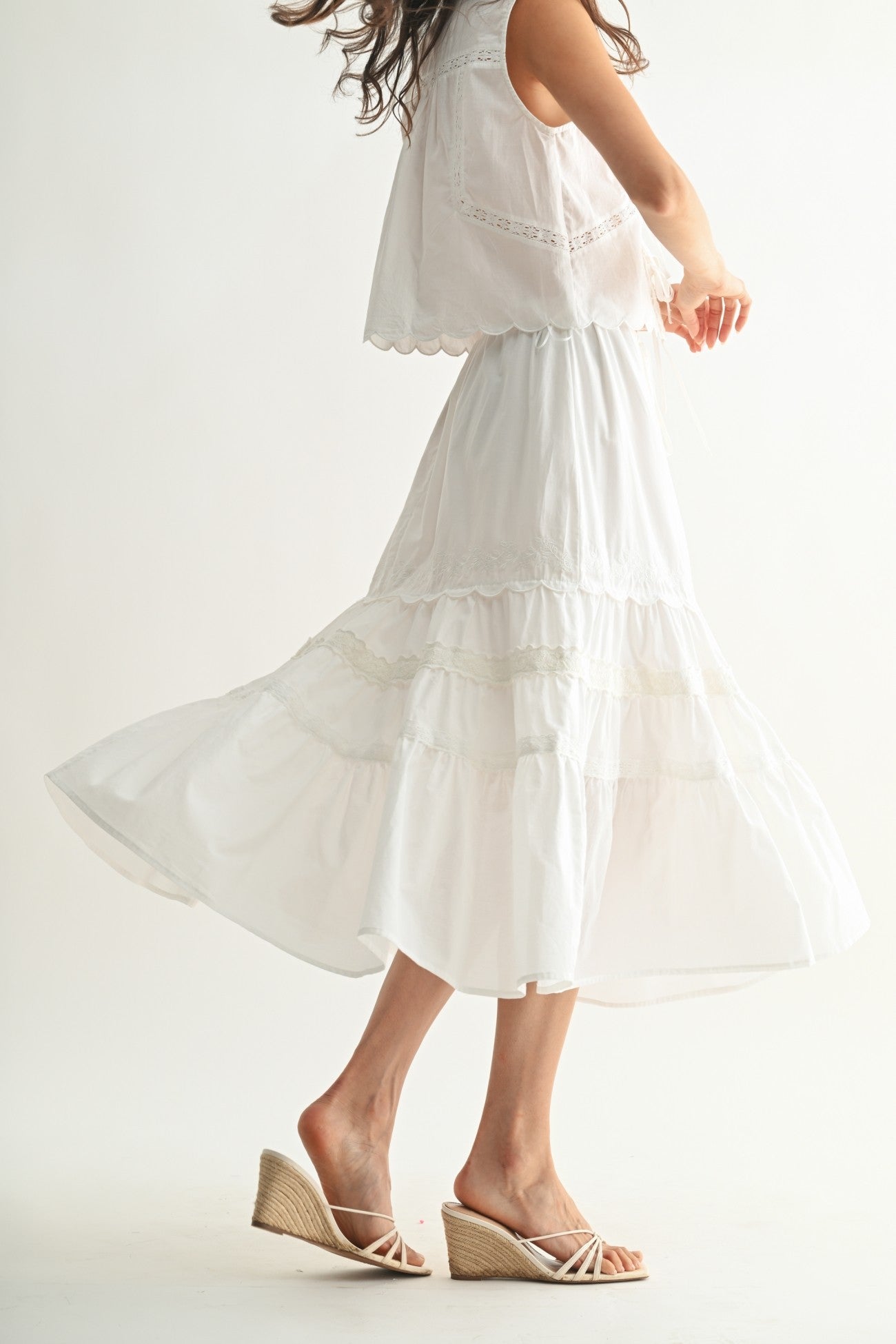 Camellia Lace Skirt