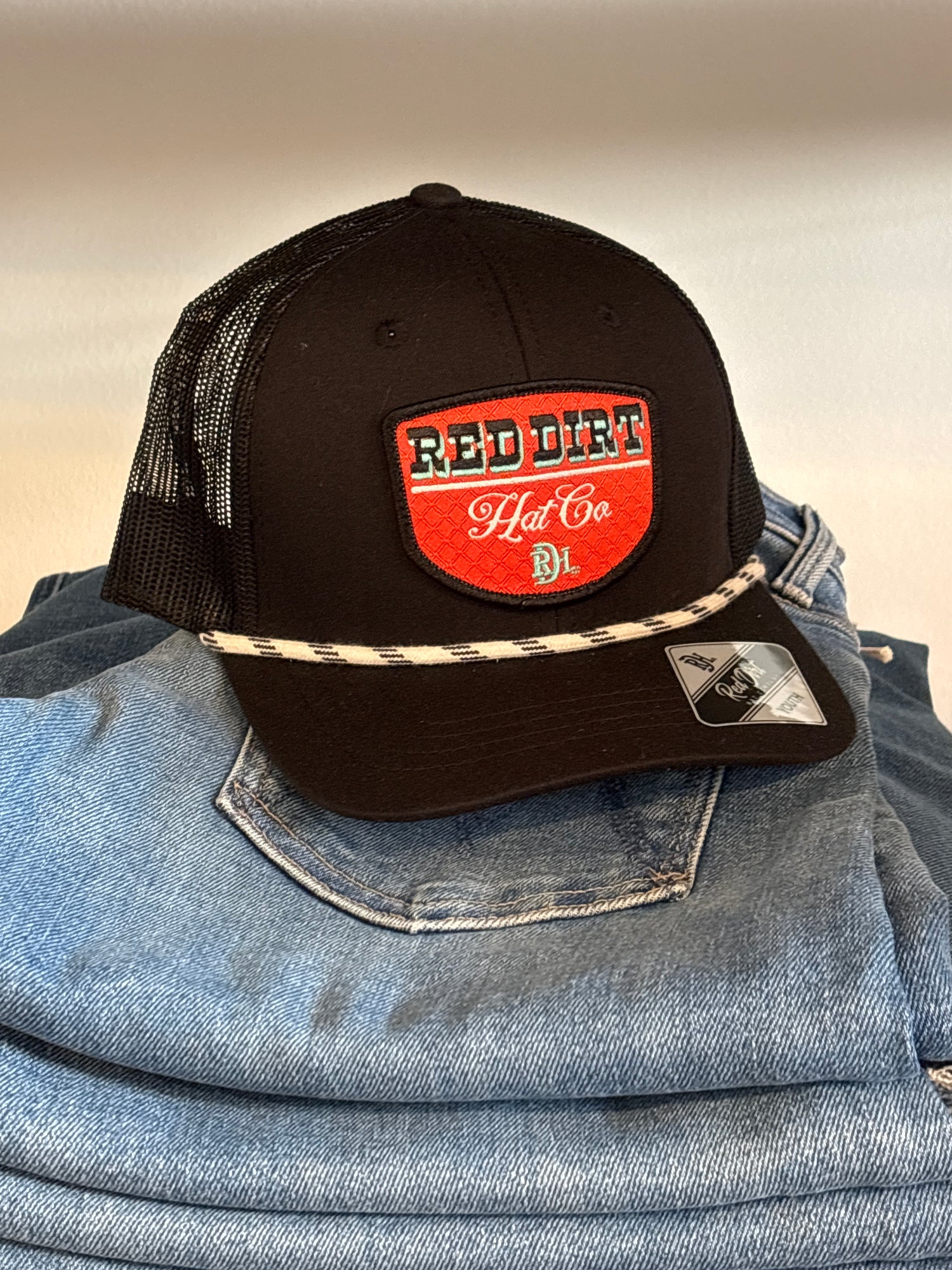 Red Dirt Hat Youth Turquoise Diamond