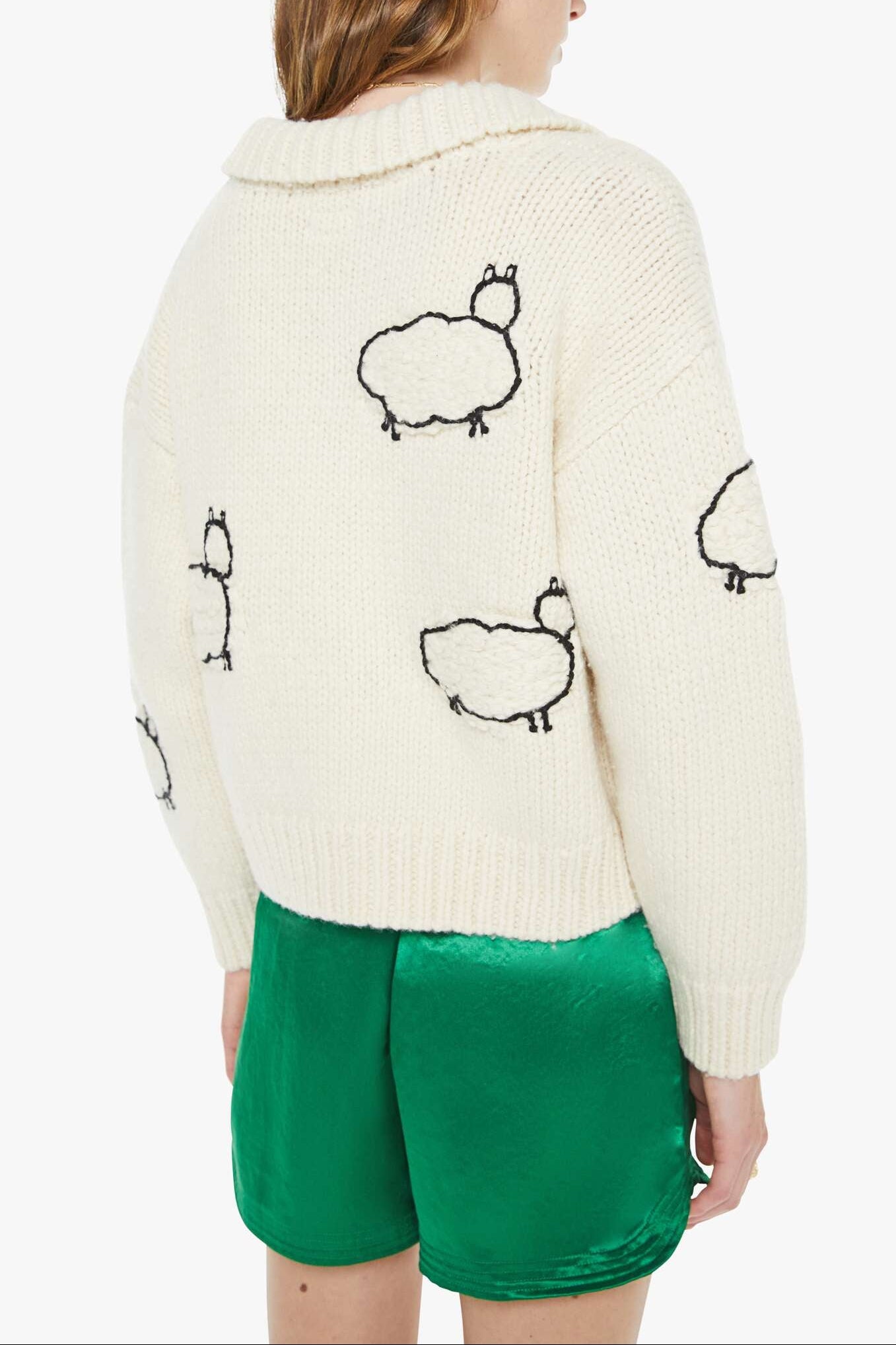 Mother The Crop Raquette Cardigan