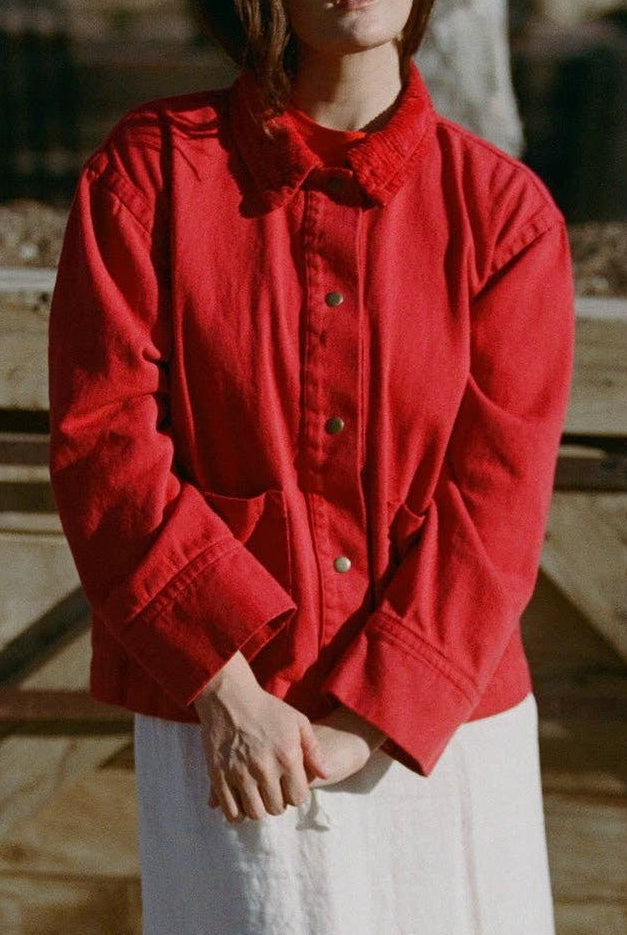 The Ramona Jacket In Red