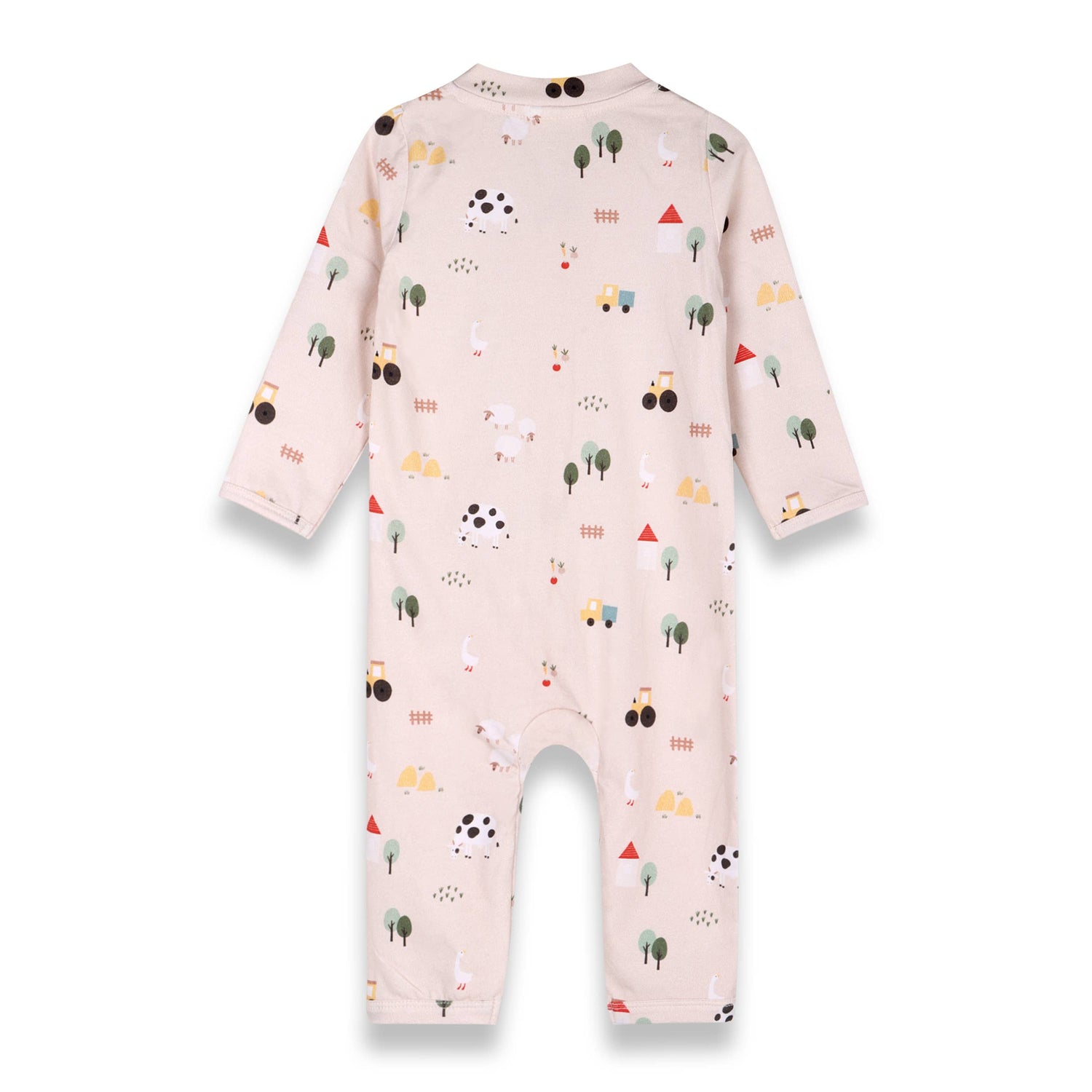 Farm Zipper Baby Coverall Jumpsuit