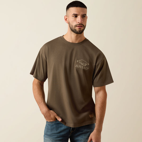 Ariat Mens Buffalo Bandana Shirt