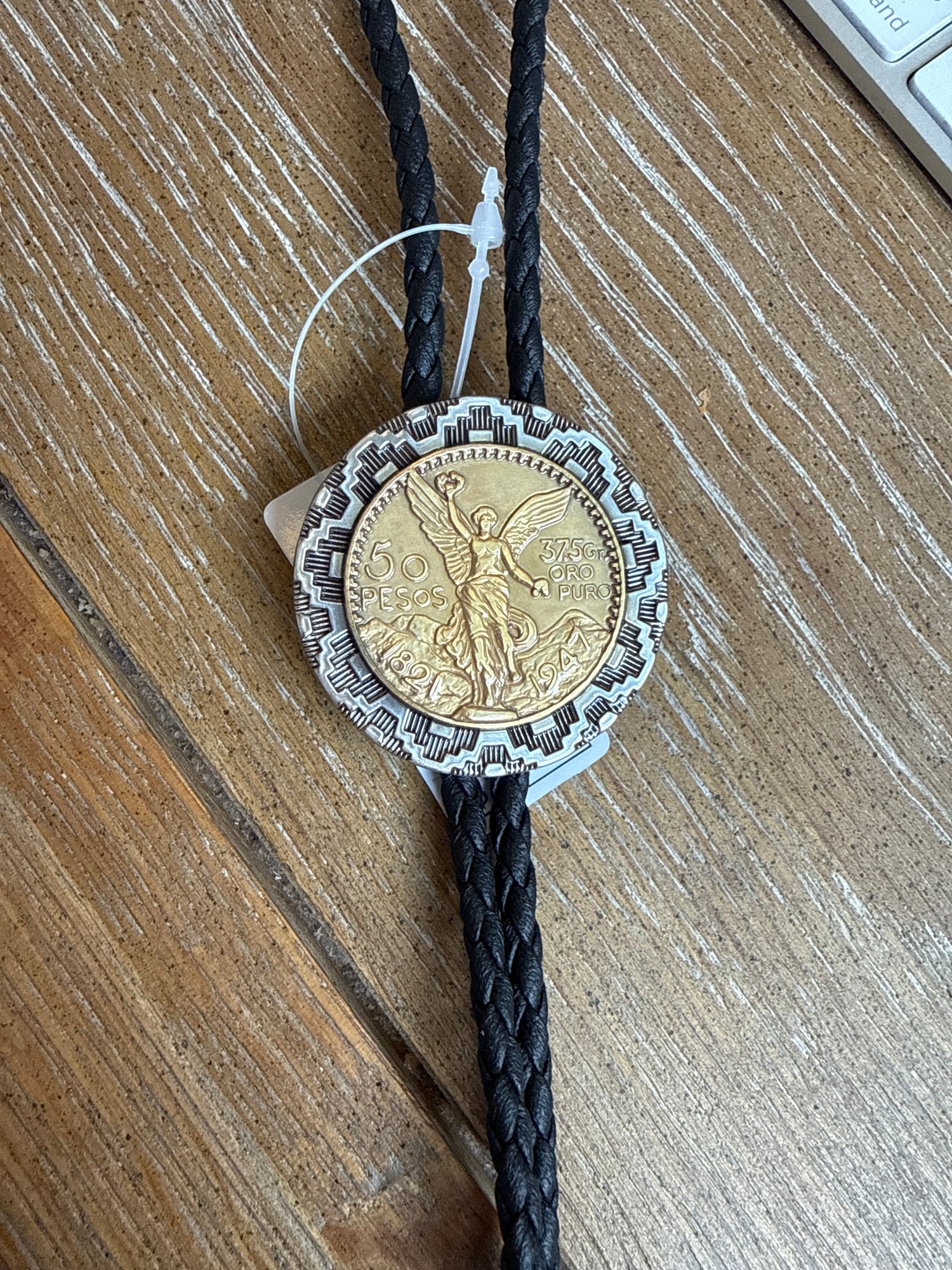 Peso Coin Bolo Tie