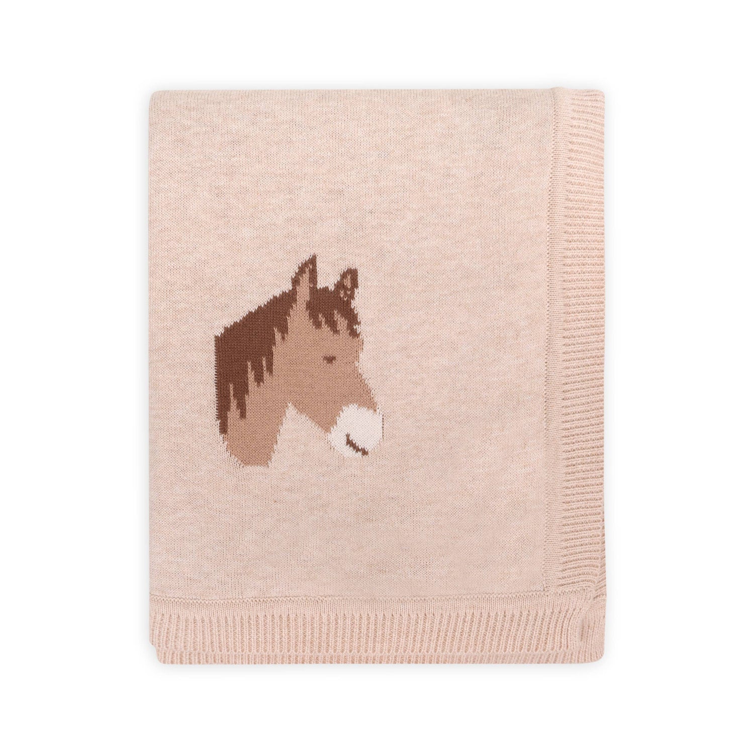 Horse Dreams Organic Cotton Baby Blanket