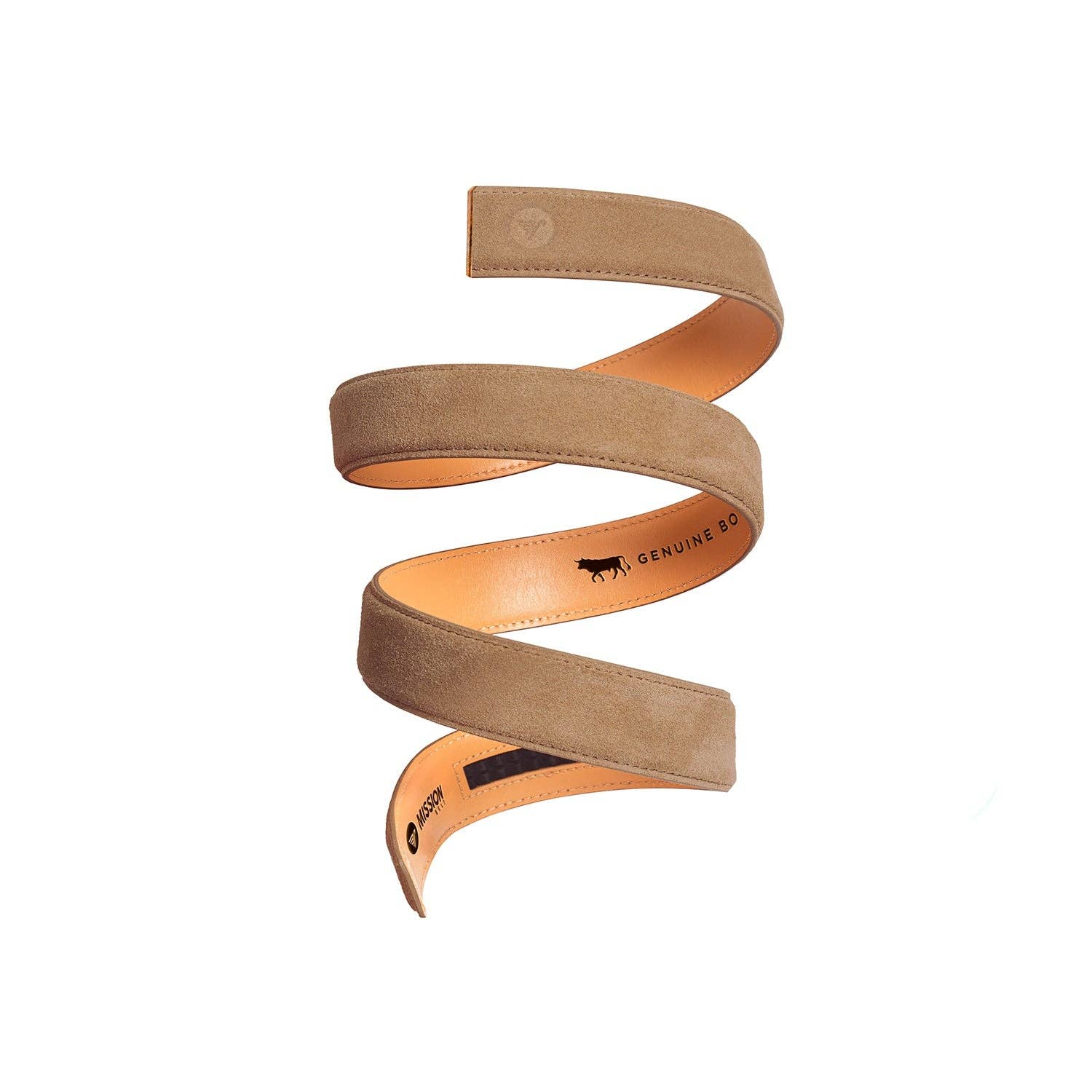 Mission Belt Honey Suede Full Grain free shipping at boltranchstore.com