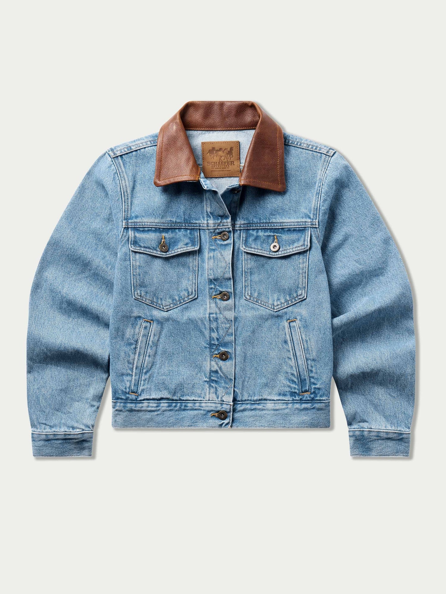 Schaefer Womens unlined denim jacket everyday wear free shipping at boltranchstore.com foodnanny jacket 