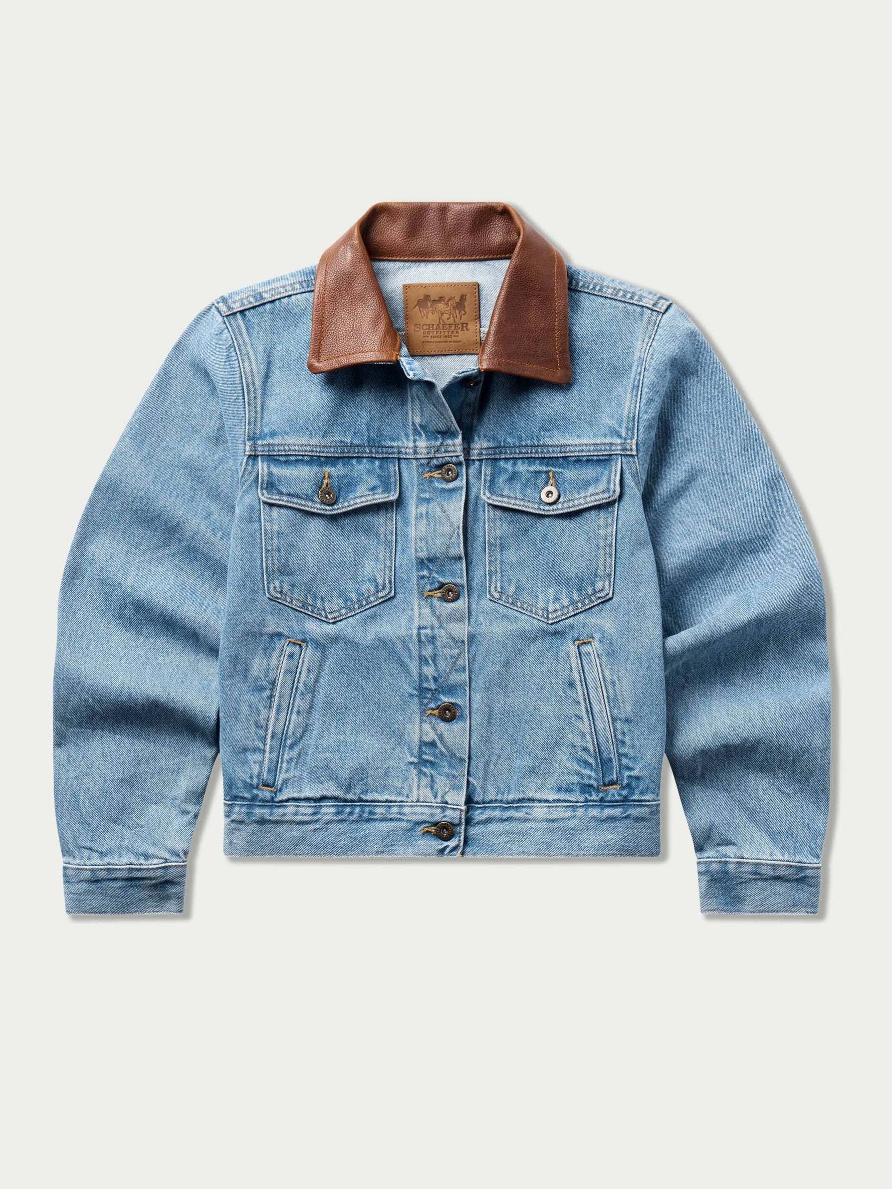 Schaefer Womens unlined denim jacket everyday wear free shipping at boltranchstore.com foodnanny jacket 