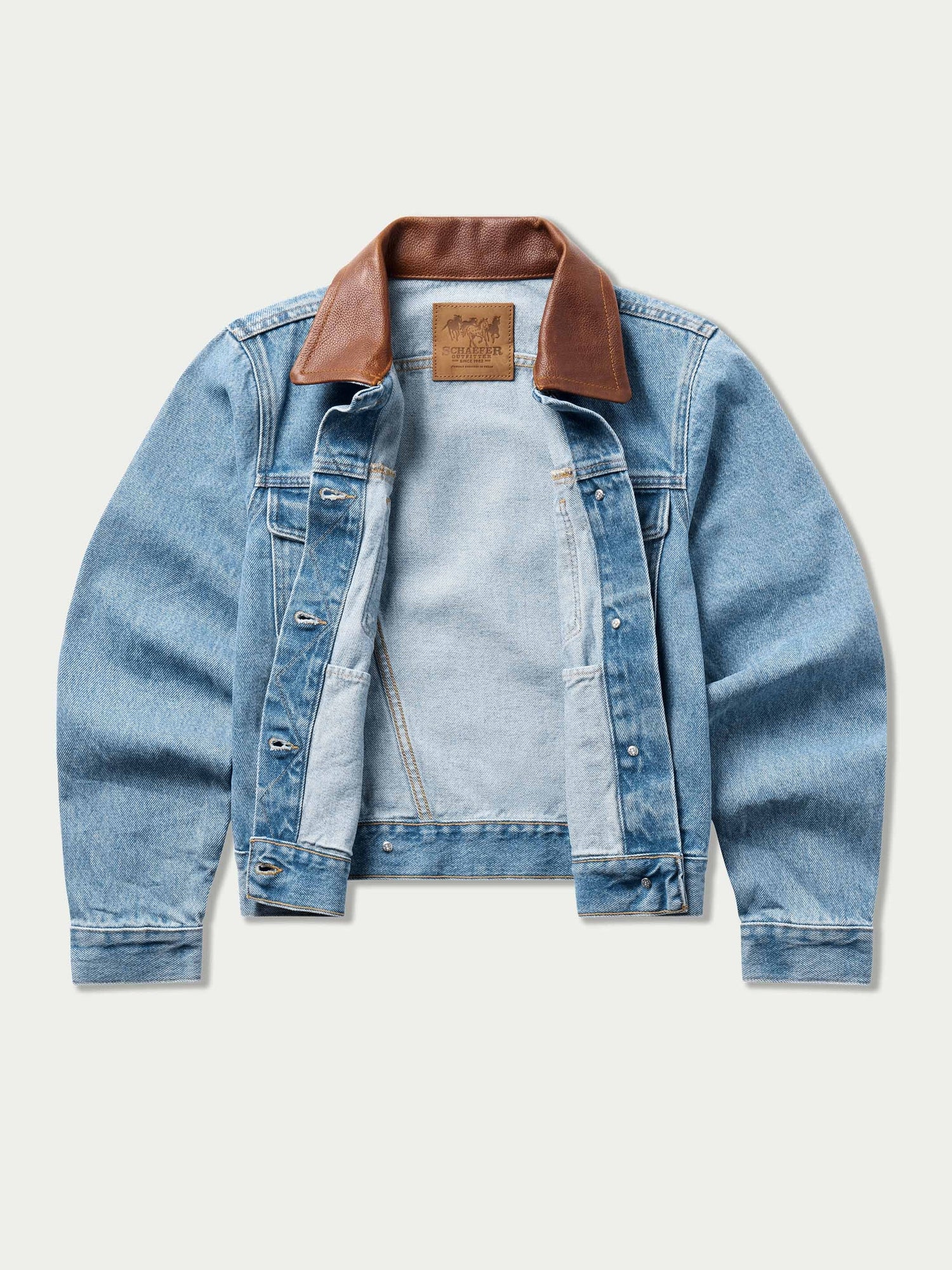 Schaefer Womens Unlined Denim Jacket