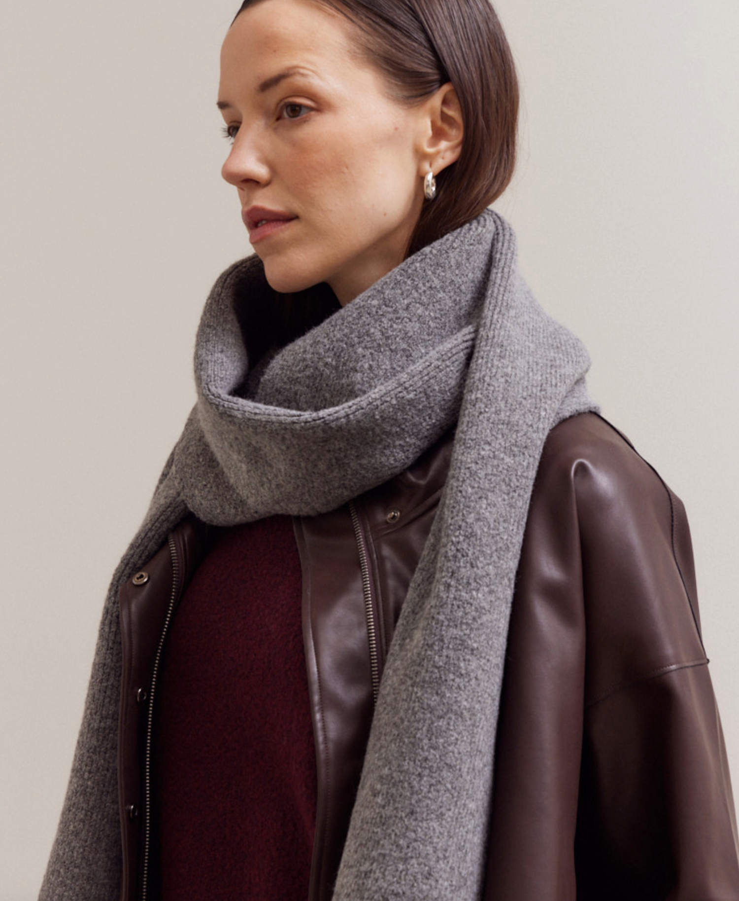 Skinny Rib Scarf
