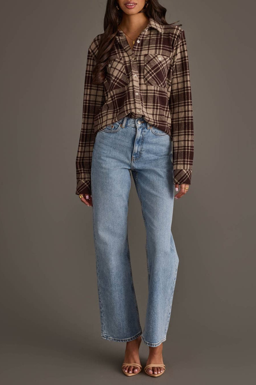Charlotte Plaid Button Up Shirt