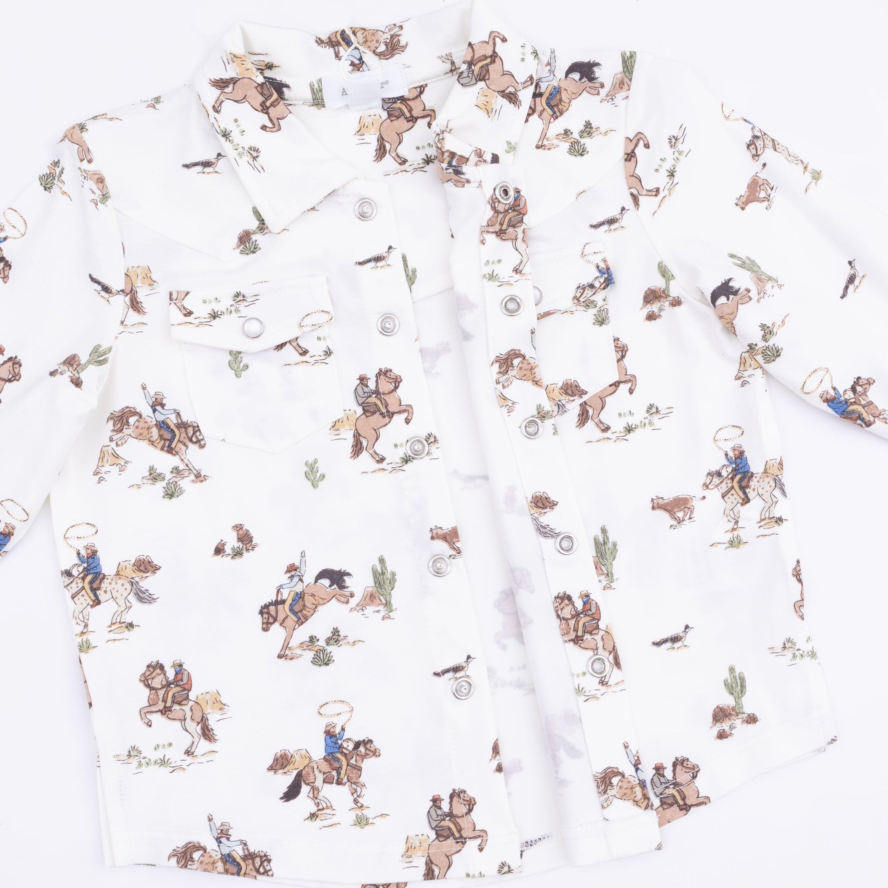 Utah kids western boutique rodeo baby clothing Horse Wrangler The Willie Shirt 915F26WCB Boltranchstore.com free shipping