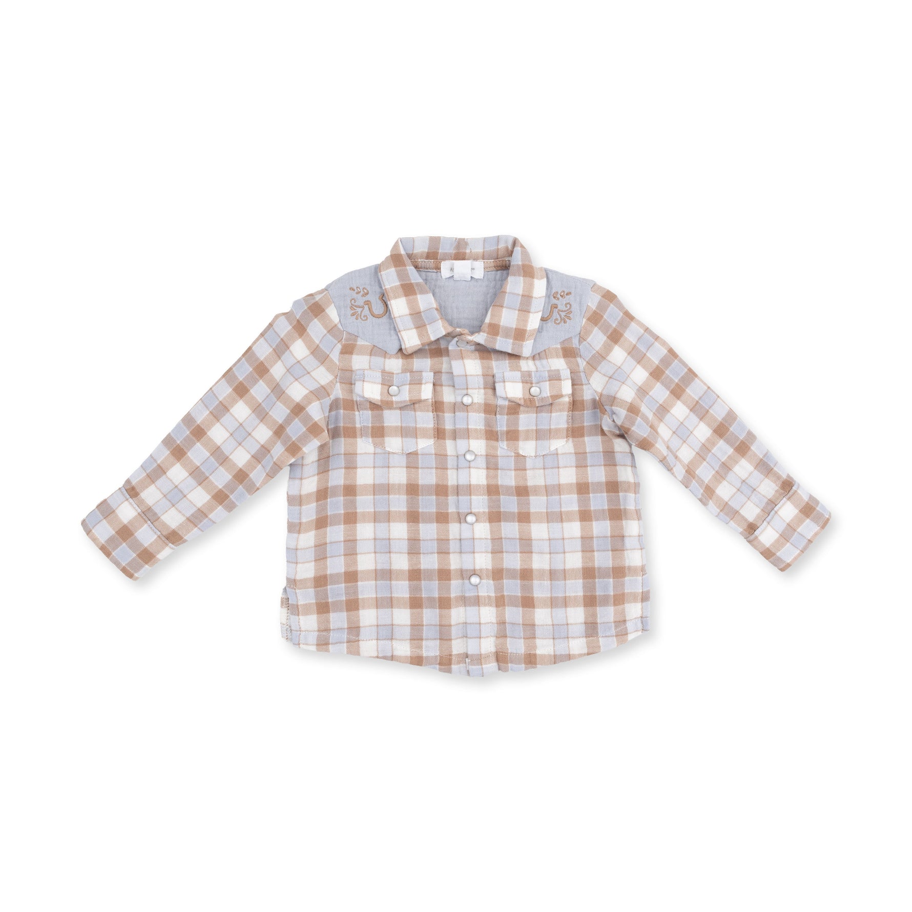 Kids western boutique Utah baby western fashion Western Plaid The Willie Shirt 915F26WPL Boltranchstore.com free shipping