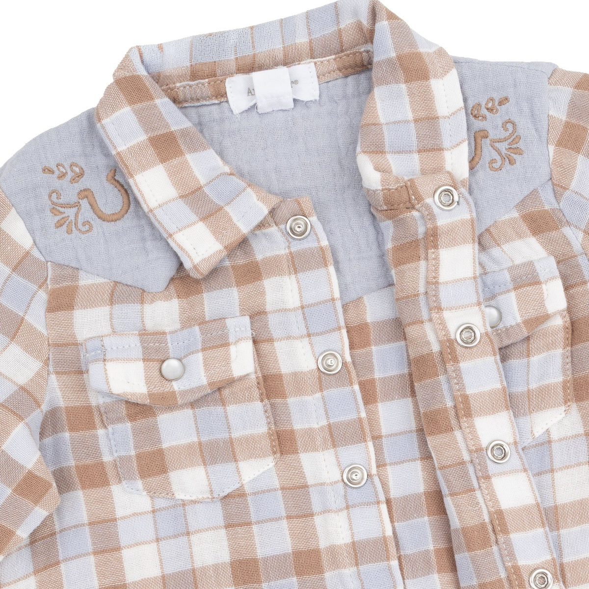 Ranch kids western boutique Utah baby fashion Western Plaid The Willie Shirt 915F26WPL Boltranchstore.com free shipping