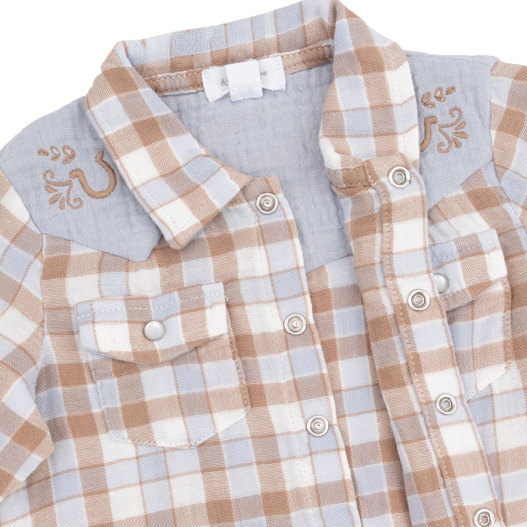 Ranch kids western boutique Utah baby fashion Western Plaid The Willie Shirt 915F26WPL Boltranchstore.com free shipping