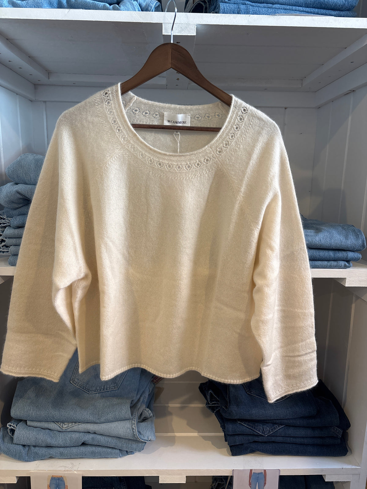 W Cashmere Sabina Crew Neck