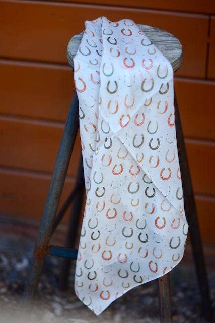 Silk Wild Rag Lucky Cowgirl