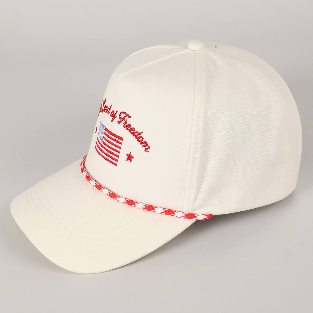 The Land of Freedom Flag Hat