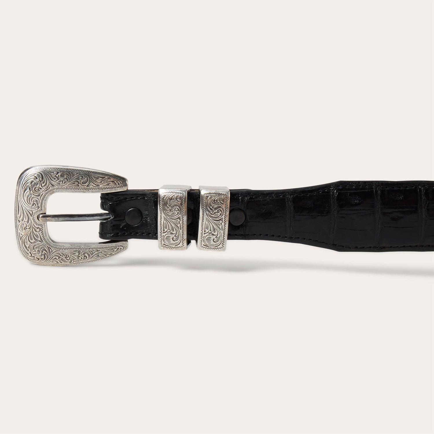 Stetson Caiman Tapered Tab Belt