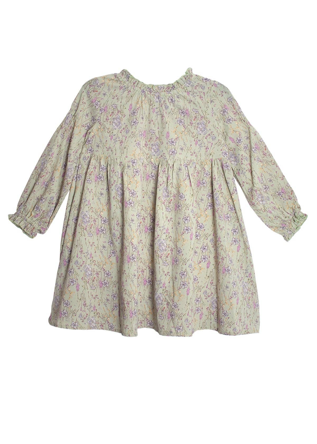 Lavender Meadows Floral Dress