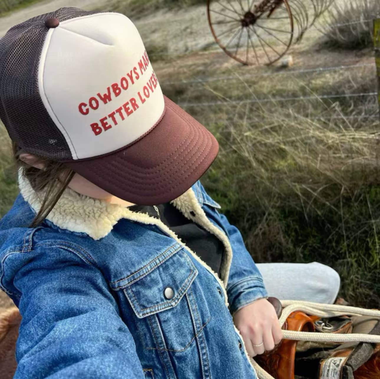 Cowboys Make Better Lovers Trucker hat