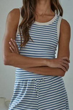 Kimber Knit Striped Sleeveless Top