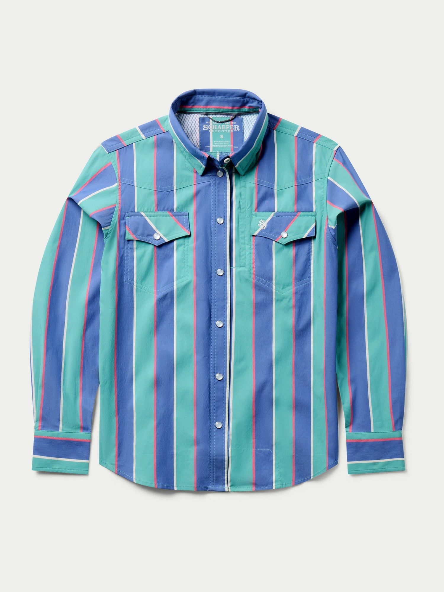 Schaefer Womens RangeTek Western Guide Snap Shirt Marathon