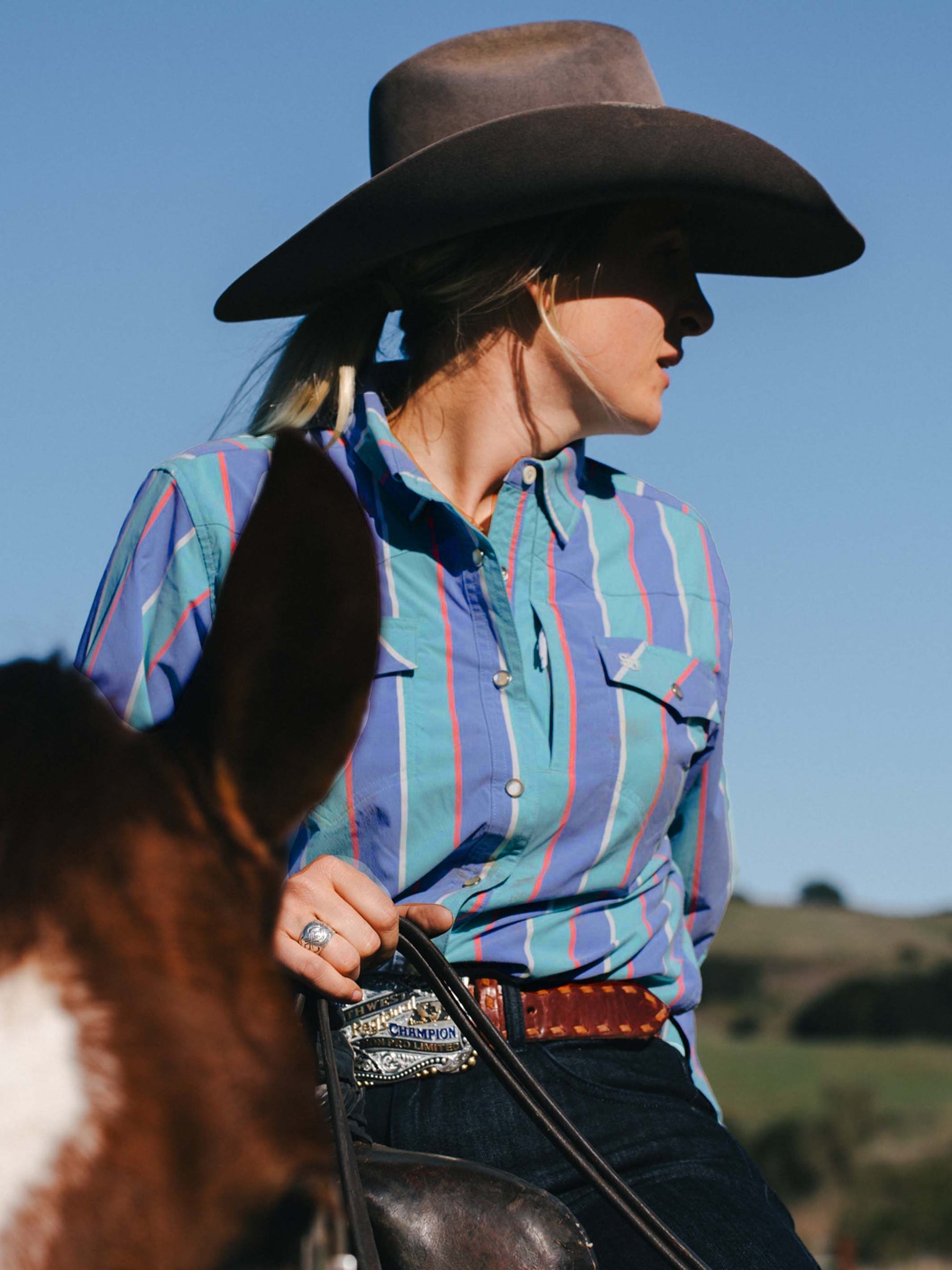 Schaefer Womens RangeTek Western Guide Snap Shirt Marathon – Bolt Ranch ...