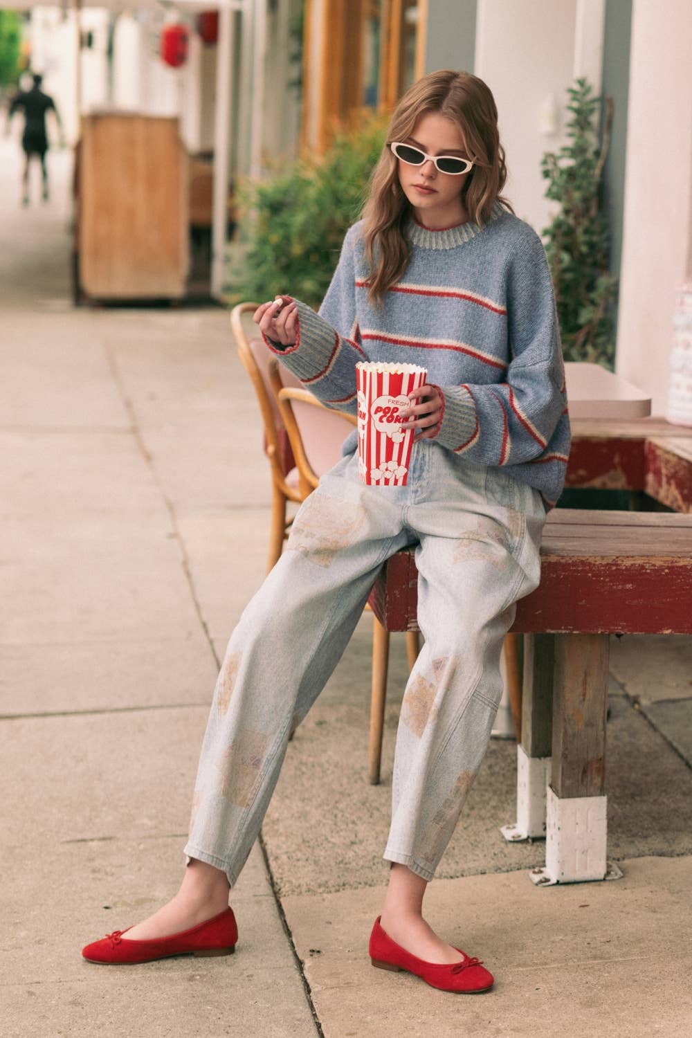 Rebecca Stripe Sweater Top