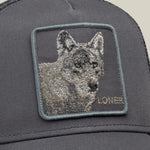 Goorin Bros Circle of Life Loner embroidered patch framed clean on the crown with tonal stitching western fashion