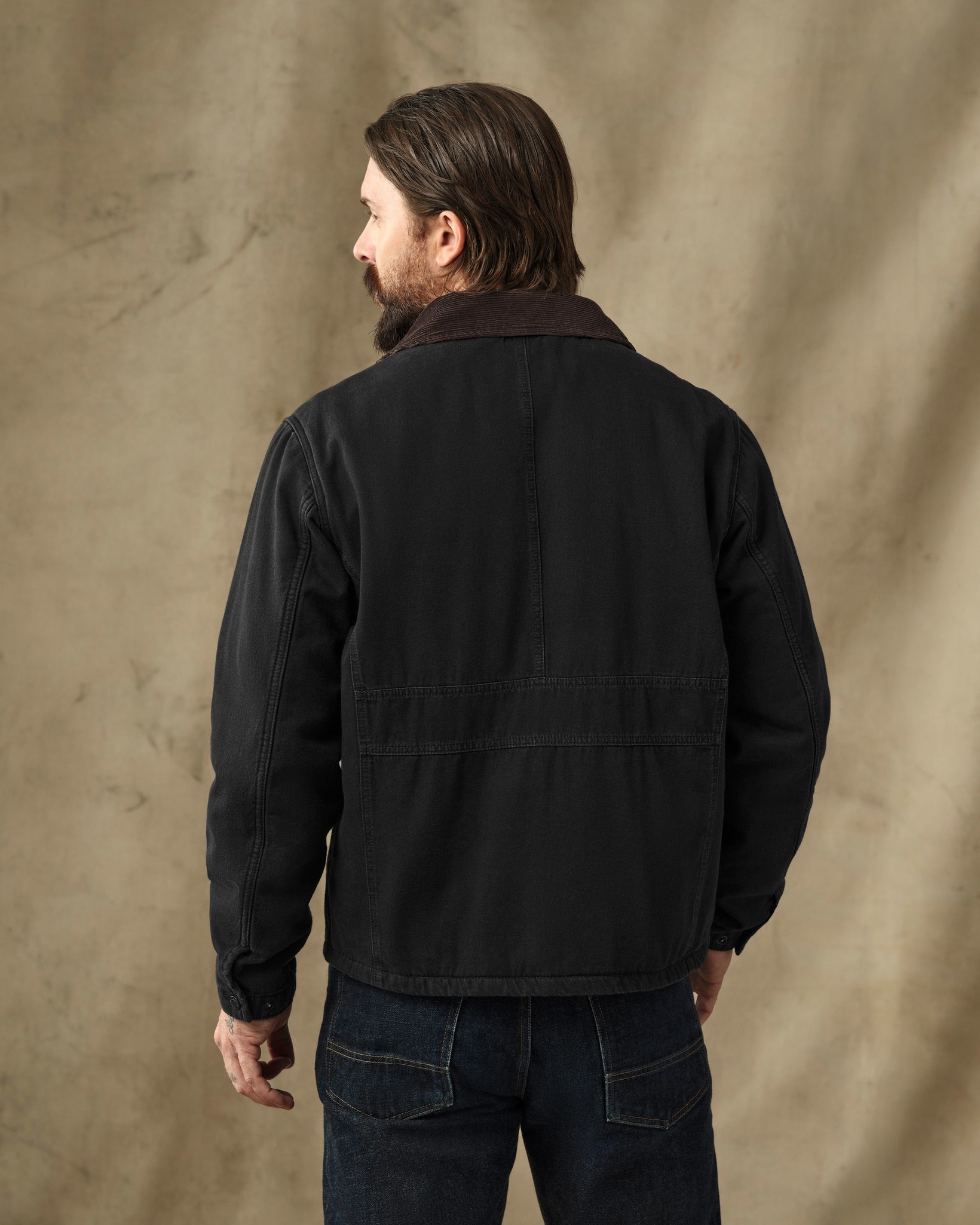 Utah mens western boutique ranch wear Denim Tacoma Jacket Rinsed Black SKU F1420485237 Boltranchstore.com free shipping