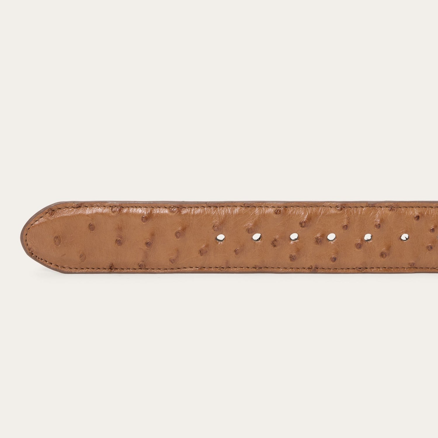 Stetson Ostrich Western Tab Belt