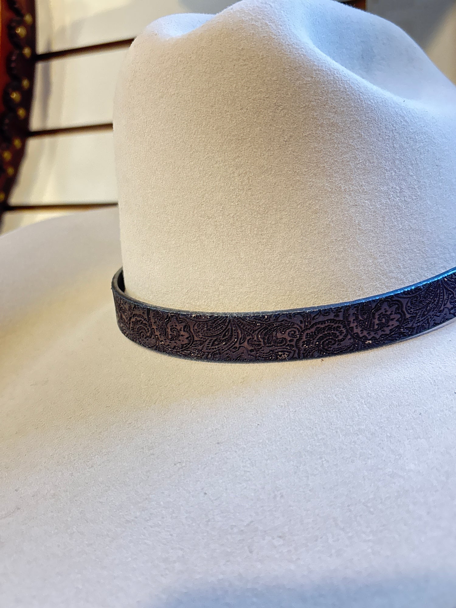 Twister Paisley Brown Hatband