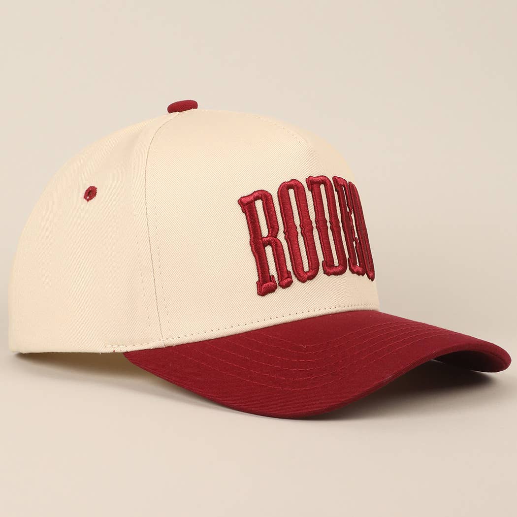 RODEO Two-Tone Embroidered Trucker Hat