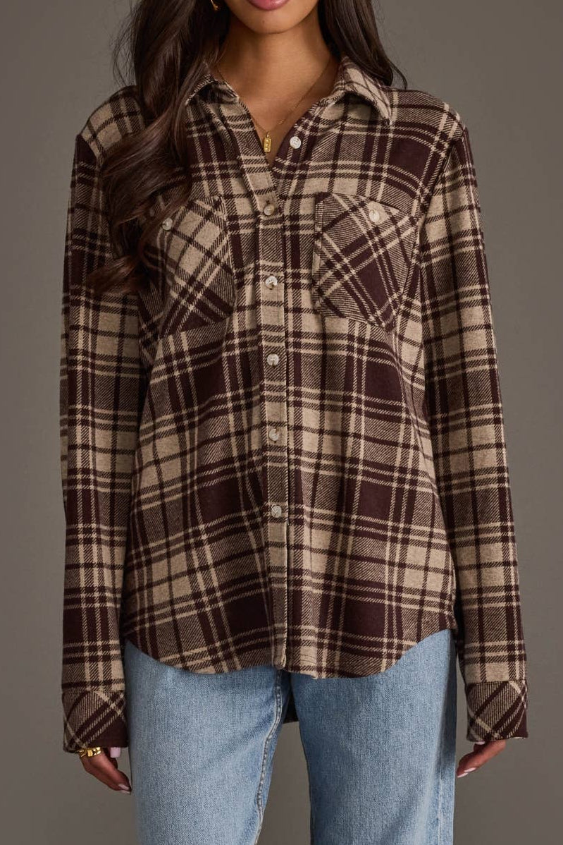 Charlotte Plaid Button Up Shirt