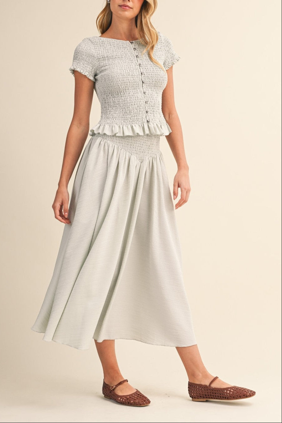 Evelyn Top And Skirt Set