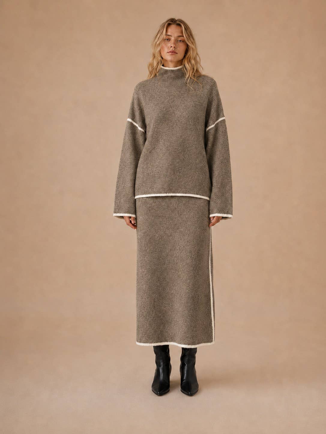 Melinda Knit Sweater Dress Set