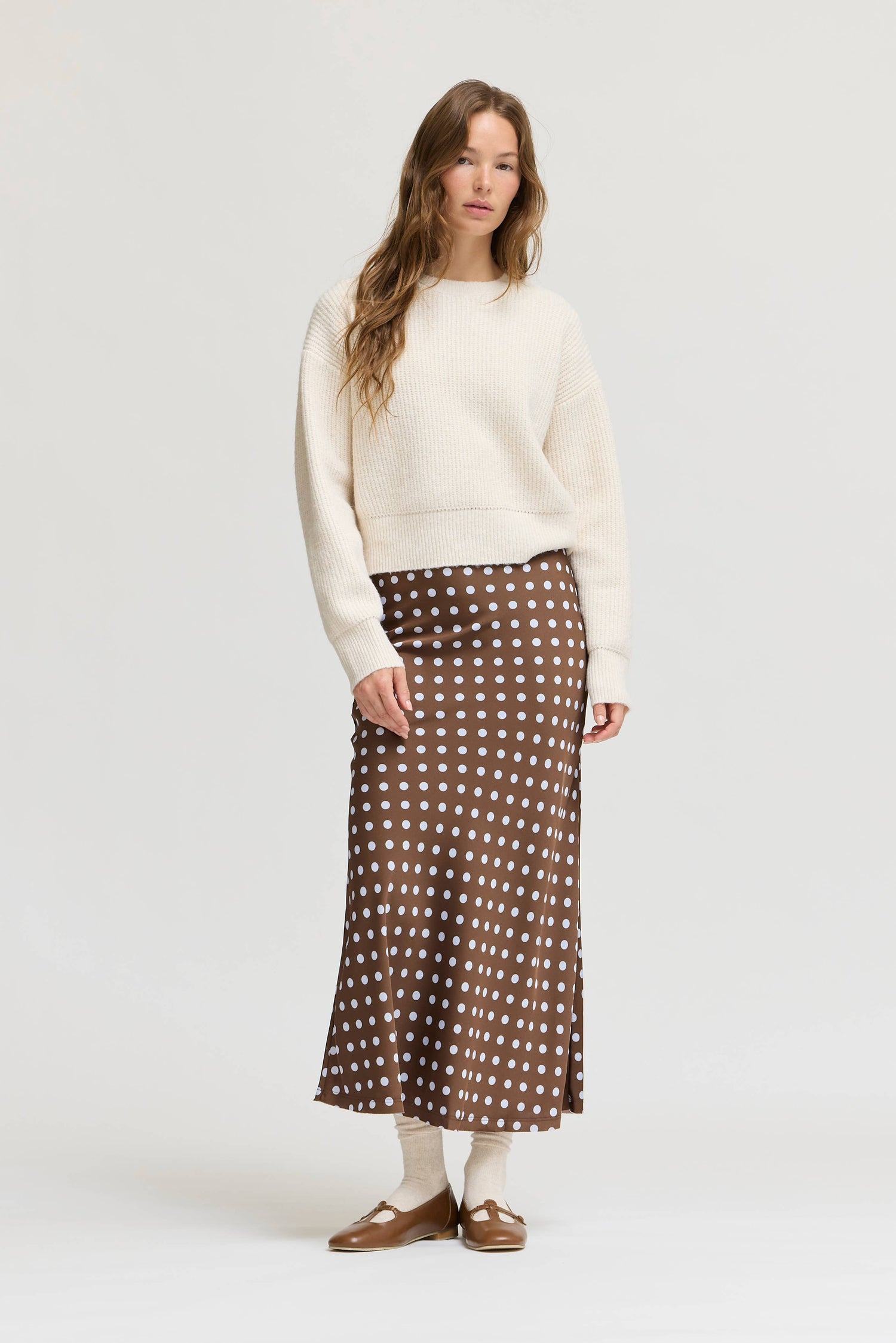 Karen Rib Detail Knit Pullover