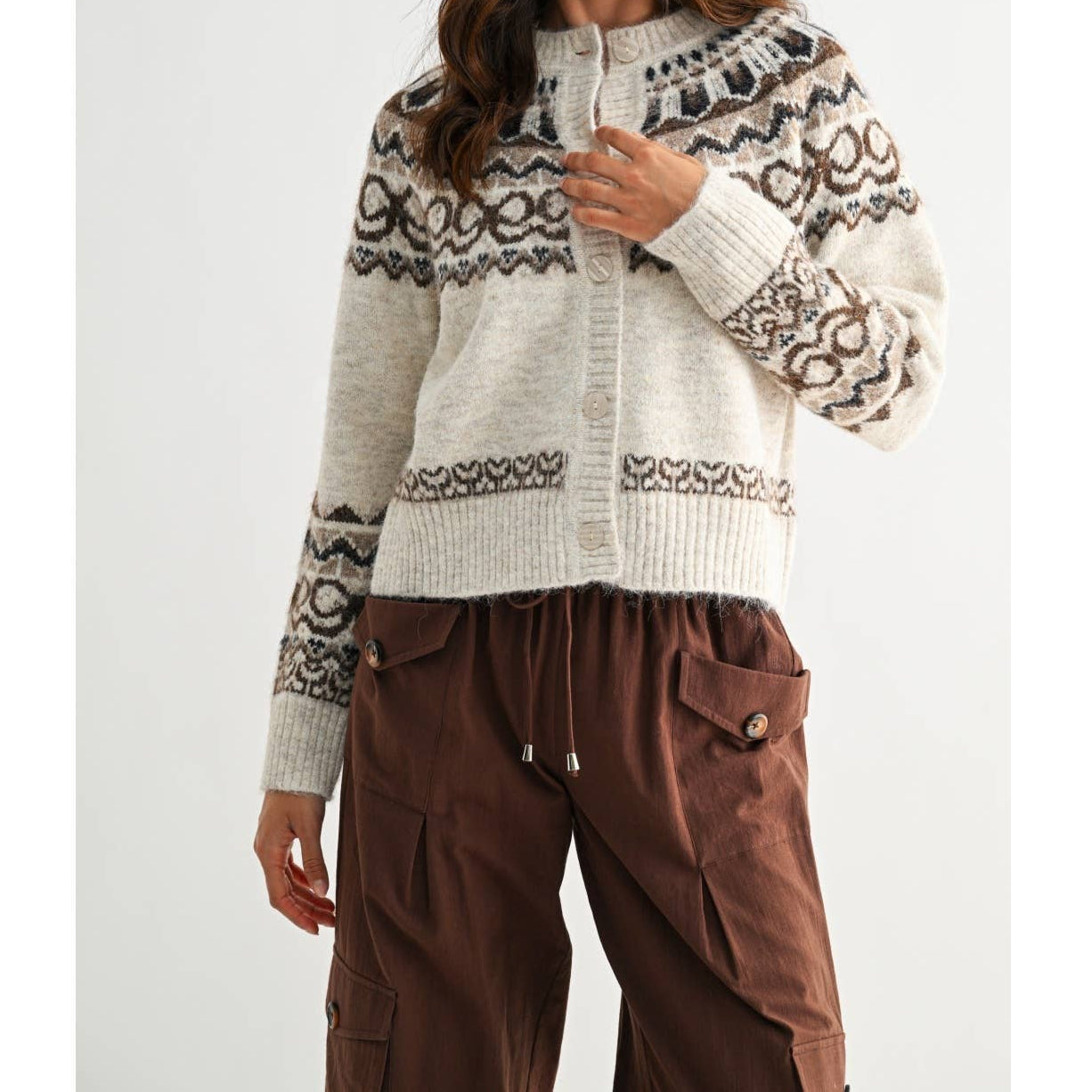 Nordic Wool Blend Cardigan