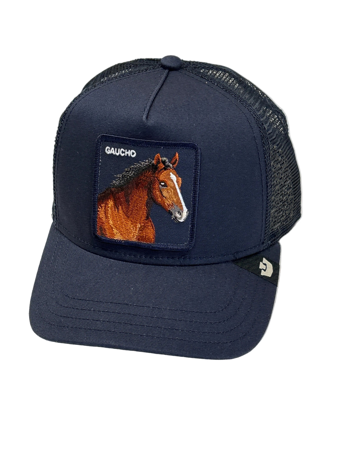 Goorin Bros Gaucho Trucker Hat 101-3005-EDG01 navy horse gooris bros hats western fashion Boltranchstore.com free shipping