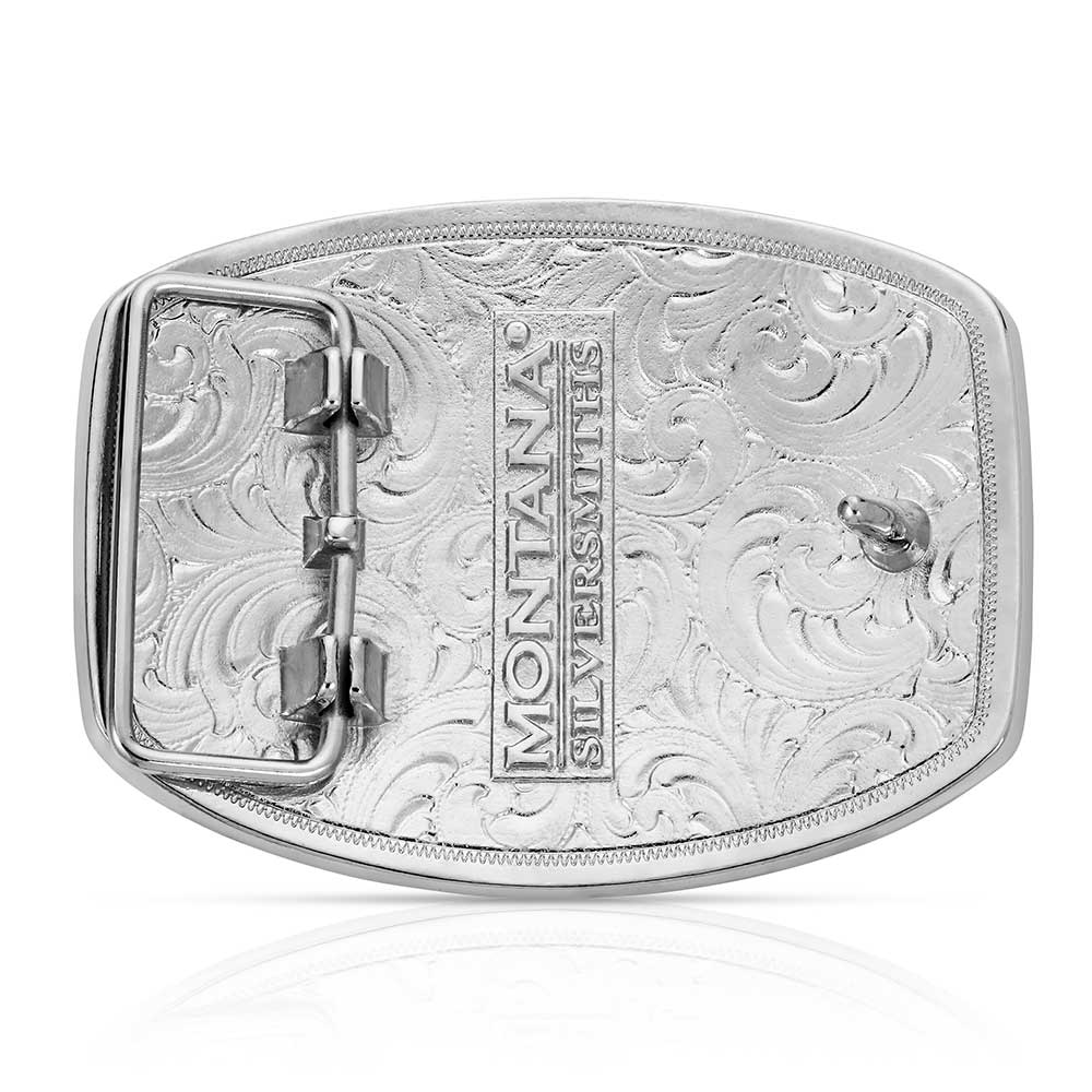 Montana Silversmiths Texas Longhorn Attitude Buckle