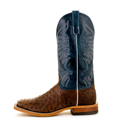 Anderson Bean Mens Kango Mad Dog Tobac Ostrich Boot