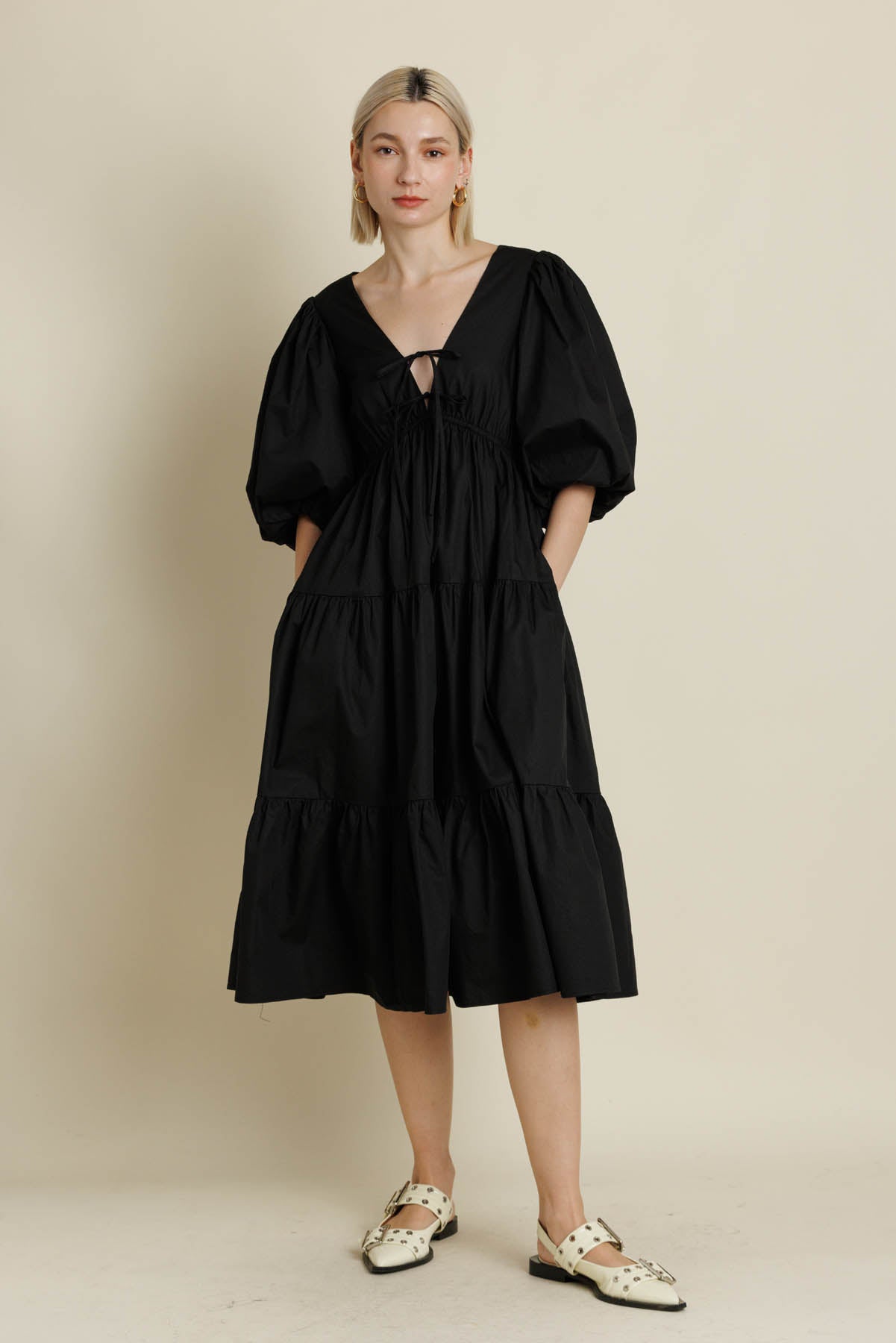Betsy Tiered Midi Dress