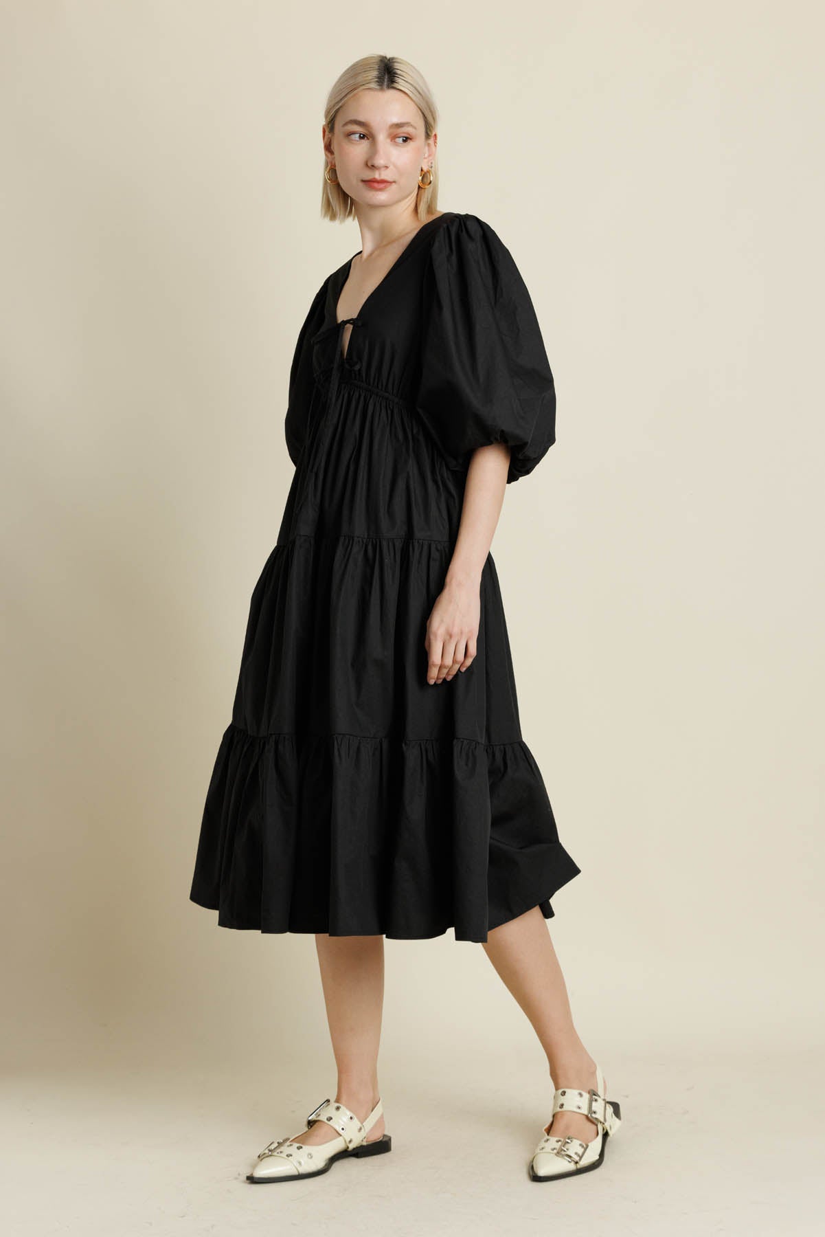 Betsy Tiered Midi Dress