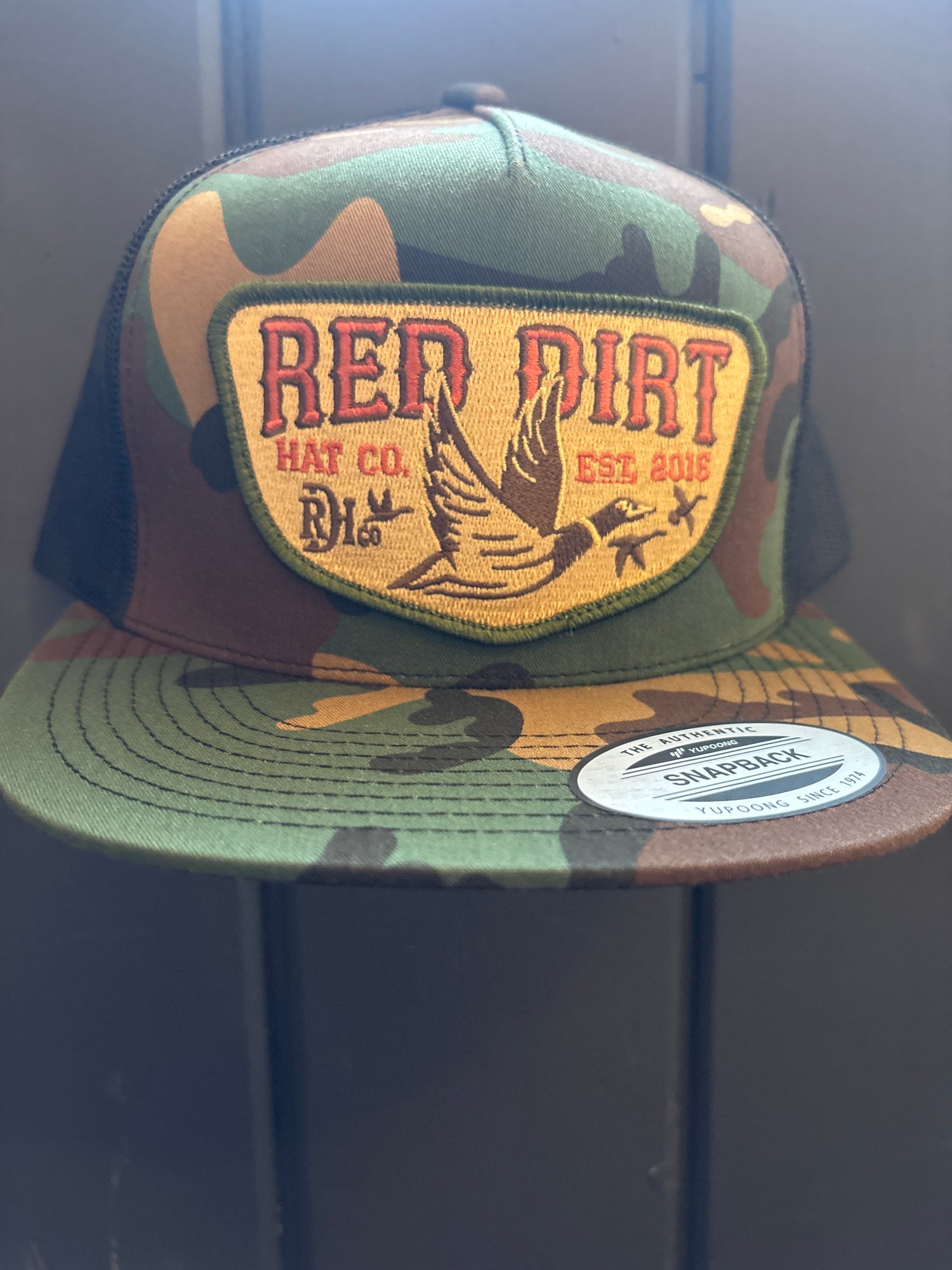 Red Dirt Hat Fly South Camo Hat