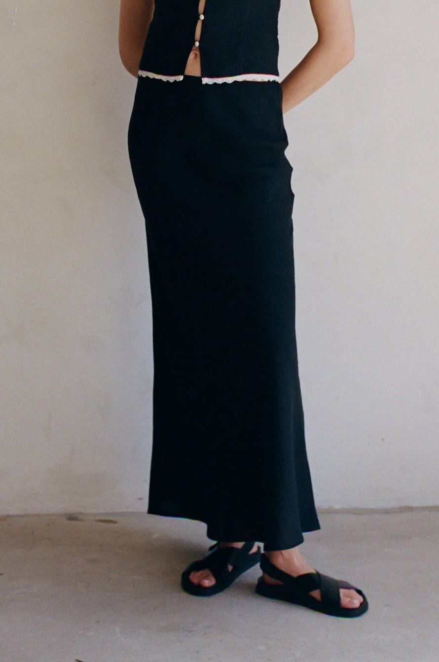 Carmen Maxi Linen Skirt